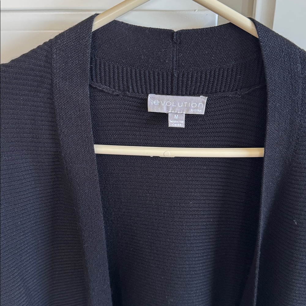 Evolution by Cyrus Black Knit Cardigan - Picture 5 of 8